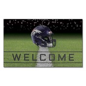 Denver Broncos Rubber Door Mat - 18in. x 30in. - Bronco Head Primary Logo, 610-F300