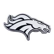 Denver Broncos 3D Chrome Metal Emblem, 610-F600