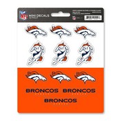 Denver Broncos 12 Count Mini Decal Sticker Pack, 610-F602.12