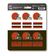 NFL - Cleveland Browns Mini Decal 12-pk 5 x 6.25 - 12 Various Logos / Wordmark, 61117