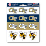 Georgia Tech Mini Decal 12-pk 5 x 6.25 - 12 Various Logos / Wordmark, 61161