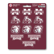 Mississippi State University Mini Decal 12-pk 5 x 6.25 - 12 Various Logos / Wordmark, 61178