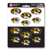 University of Missouri Mini Decal 12-pk 5 x 6.25 - 12 Various Logos / Wordmark, 61179