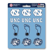 University of North Carolina - Chapel Hill Mini Decal 12-pk 5 x 6.25 - 12 Various Logos / Wordmark, 61181