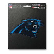 NFL - Carolina Panthers Matte Decal 5 x 6.25 - "Panther" Logo, 61217