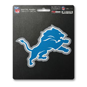 NFL - Detroit Lions Matte Decal 5 x 6.25 - "Lion" Logo, 61223