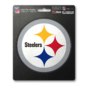 NFL - Pittsburgh Steelers Matte Decal 5 x 6.25 - "Steelers" Logo, 61236