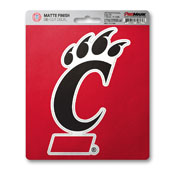 University of Cincinnati Matte Decal 5 x 6.25 - "C Bear Claw" Logo, 61253