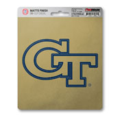 Georgia Tech Matte Decal 5 x 6.25 - "GT" Logo, 61258