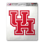 University of Houston Matte Decal 5 x 6.25 - "UH" Logo, 61259