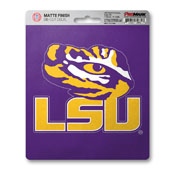 Louisiana State University Matte Decal 5 x 6.25 - "Tiger Eye & LSU" Logo, 61267