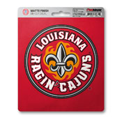 University of Louisiana-Lafayette Matte Decal 5 x 6.25 - "Circular Fluer-De-Lis" Logo, 61268