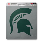 Michigan State University Matte Decal 5 x 6.25 - "Spartan Helmet" Logo, 61273