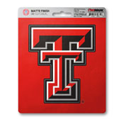 Texas Tech University Matte Decal 5 x 6.25 - "TT" Logo, 61294