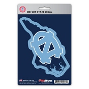 University of North Carolina - Chapel Hill State Shape Decal 5 x 6.25 - 