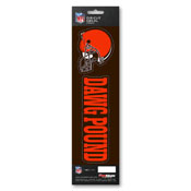 NFL - Cleveland Browns Team Slogan Decal 3 x 12 - Primary Logo & Team Slogan, 61375