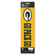 NFL - Green Bay Packers Team Slogan Decal 3 x 12 - Primary Logo & Team Slogan, 61379