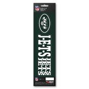 NFL - New York Jets Team Slogan Decal 3 x 12 - Primary Logo & Team Slogan, 61388