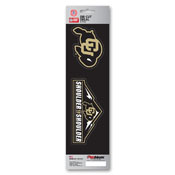 University of Colorado Team Slogan Decal 3 x 12 - Primary Logo & Team Slogan, 61405
