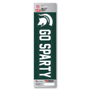 Michigan State University Team Slogan Decal 3 x 12 - Primary Logo & Team Slogan, 61416