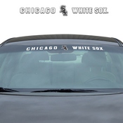 Chicago White Sox Sun Stripe Windshield Decal 3.25 in. x 34 in., 61444