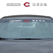 Cincinnati Reds Sun Stripe Windshield Decal 3.25 in. x 34 in., 61445