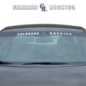MLB - Colorado Rockies Windshield Decal 34 x 3.5 - Primary Logo and Team Wordmark, 61447