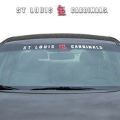St. Louis Cardinals Sun Stripe Windshield Decal 3.25 in. x 34 in., 61458