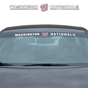 Washington Nationals Sun Stripe Windshield Decal 3.25 in. x 34 in., 61460