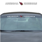 Arizona Cardinals Sun Stripe Windshield Decal 3.25 in. x 34 in., 61461