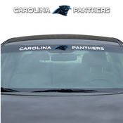 Carolina Panthers Sun Stripe Windshield Decal 3.25 in. x 34 in., 61465