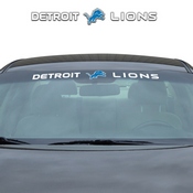 Detroit Lions Sun Stripe Windshield Decal 3.25 in. x 34 in., 61471