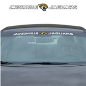 Jacksonville Jaguars Sun Stripe Windshield Decal 3.25 in. x 34 in., 61474