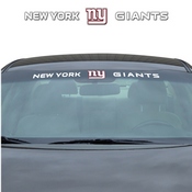 New York Giants Sun Stripe Windshield Decal 3.25 in. x 34 in., 61480