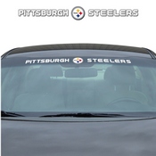 Pittsburgh Steelers Sun Stripe Windshield Decal 3.25 in. x 34 in., 61484