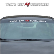 NFL - Tampa Bay Buccaneers Windshield Decal 34 x 3.5 - Primary Logo and Team Wordmark, 61490