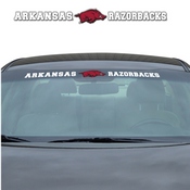 Arkansas Razorbacks Sun Stripe Windshield Decal 3.25 in. x 34 in., 61499