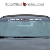 Louisville Cardinals Sun Stripe Windshield Decal 3.25 in. x 34 in., 61513
