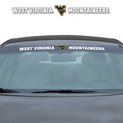 West Virginia Mountaineers Sun Stripe Windshield Decal 3.25 in. x 34 in., 61537