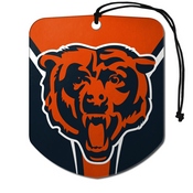 NFL - Chicago Bears Air Freshener 2-pk 2.75 x 3.5 - Bear Head Logo, 61565