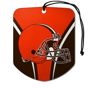 NFL - Cleveland Browns Air Freshener 2-pk 2.75 x 3.5 - Browns Primary Logo, 61567