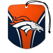 NFL - Denver Broncos Air Freshener 2-pk 2.75 x 3.5 - Broncos Primary Logo, 61569