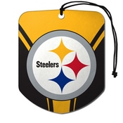 NFL - Pittsburgh Steelers Air Freshener 2-pk 2.75 x 3.5 - Steelers Primary Logo, 61583
