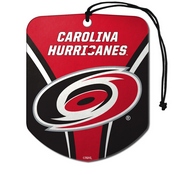 NHL - Carolina Hurricanes Air Freshener 2-pk 2.75 x 3.5 - "Eye of Hurricane" Logo & Wordmark, 61594
