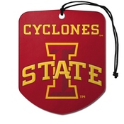 Iowa State University Air Freshener 2-pk 2.75 x 3.5 - "I STATE" Logo & Wordmark, 61614