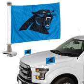 NFL - Carolina Panthers Ambassador Flags 4 x 6 - Panthers Primary Logo, 61860