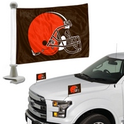 NFL - Cleveland Browns Ambassador Flags 4 x 6 - Browns Primary Logo, 61863