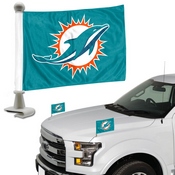 NFL - Miami Dolphins Ambassador Flags 4 x 6 - Dolphins Primary Logo, 61871
