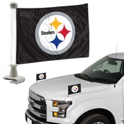 NFL - Pittsburgh Steelers Ambassador Flags 4 x 6 - Steelers Primary Logo, 61881