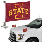 Iowa State University Ambassador Flags 4 x 6 - "I STATE" Logo, 61906